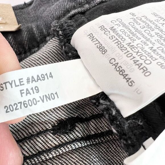 Madewell The Perfect Vintage Crop Jeans Womens 33T Blue Cotton Blend Stretch - Picture 10 of 13